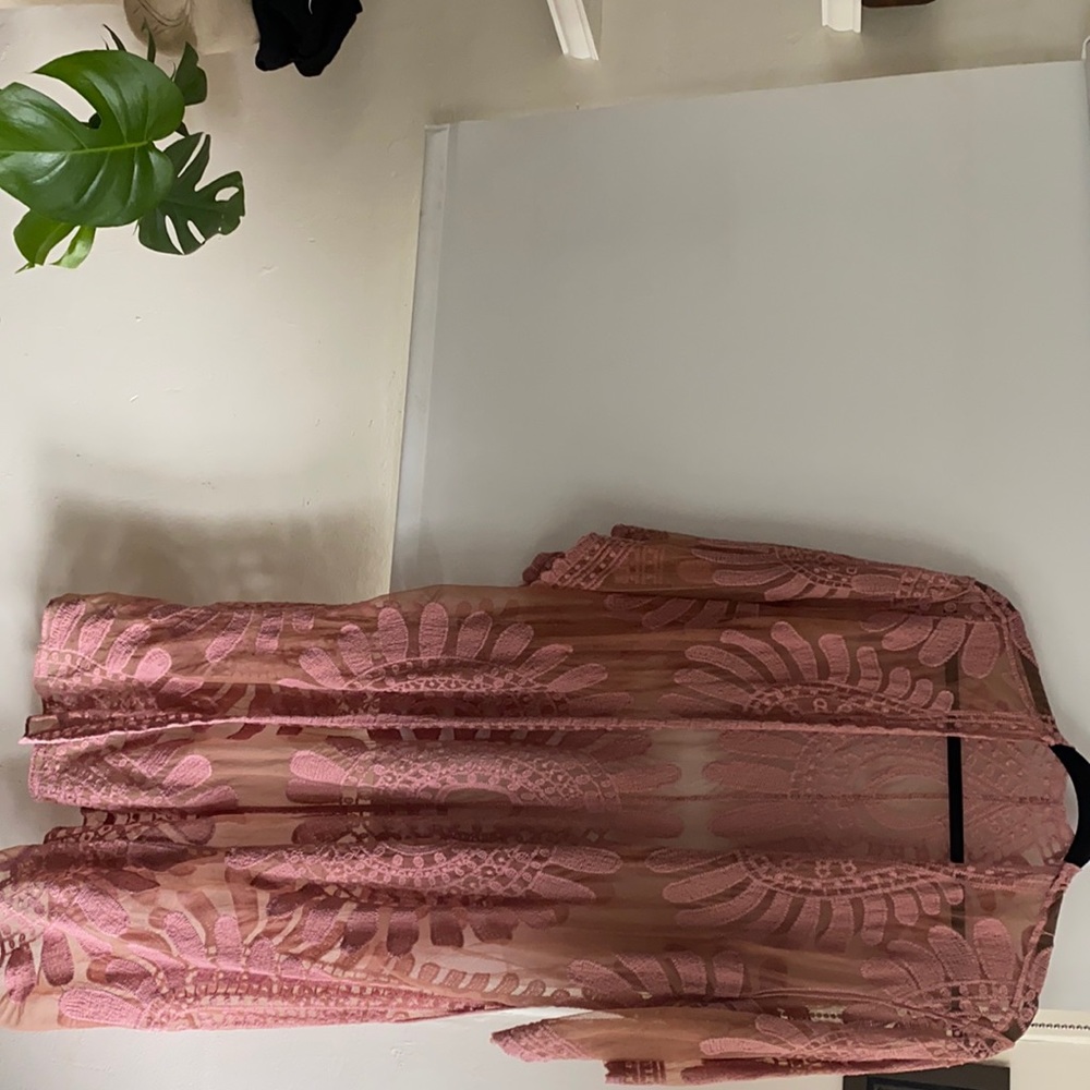 Free People Lace Jacket / Throw Over